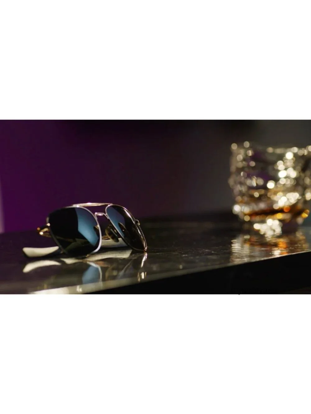 Men's Military Style Polarized Pilot Aviator Sunglasses Bayonet Temples